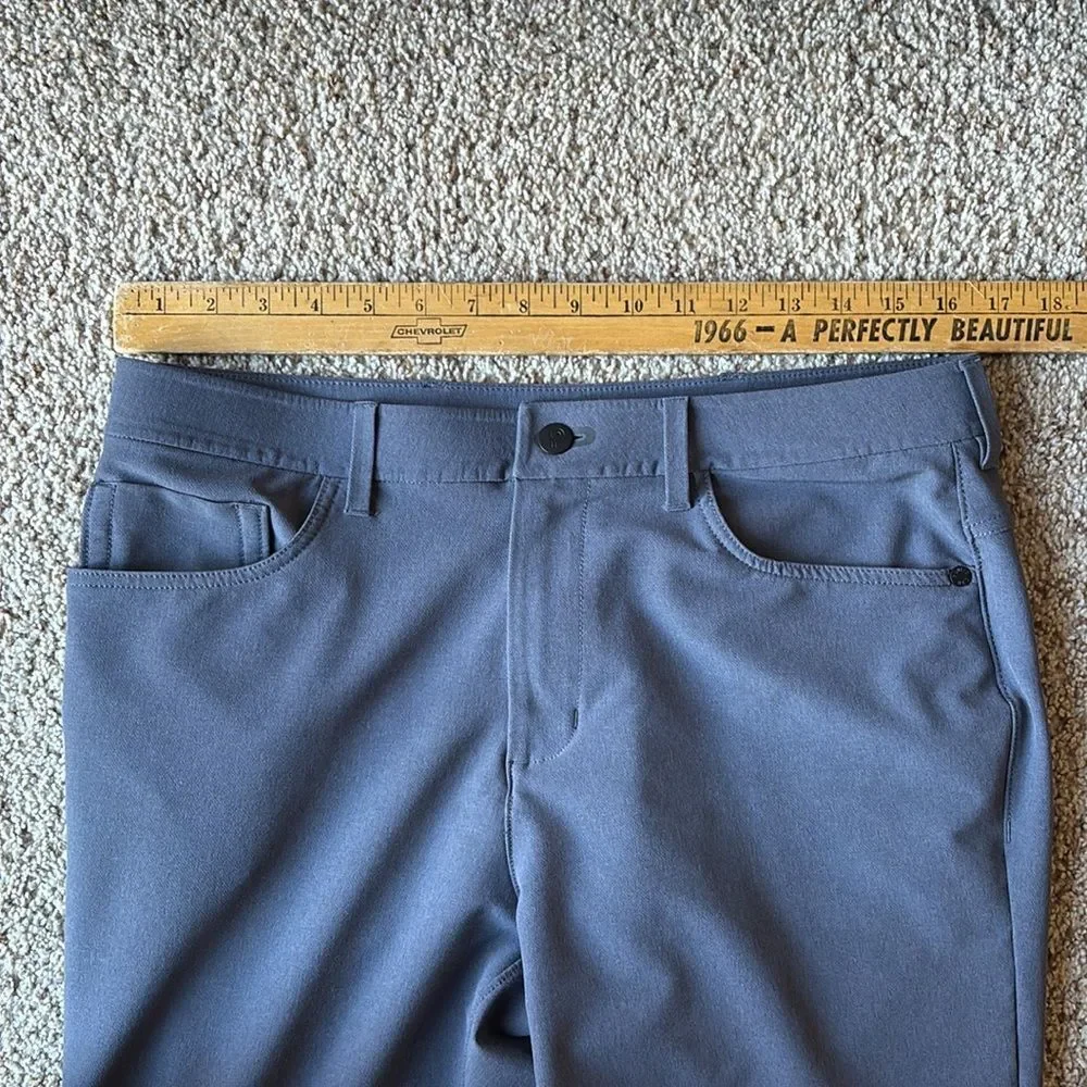 Public Rec Men’s Gray Workday 2.0 Tech Pants 5 Pocket 33